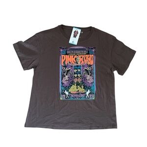 NWT Pink Floyd Brown Band Short sleeve Tee shirt women’s large